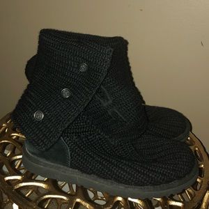 Black Cardi Knit Uggs